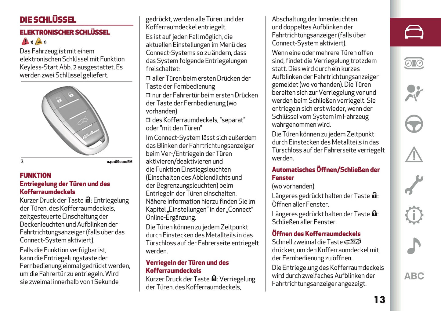 2024-2025 Alfa Romeo Giulia Owner's Manual | German