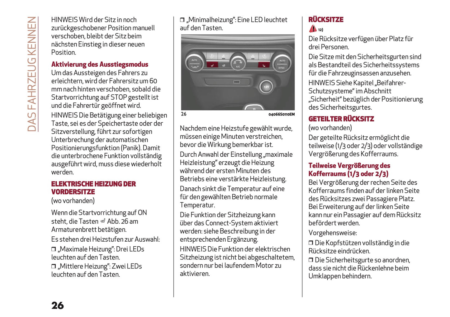 2026 Alfa Romeo Giulia Owner's Manual | German