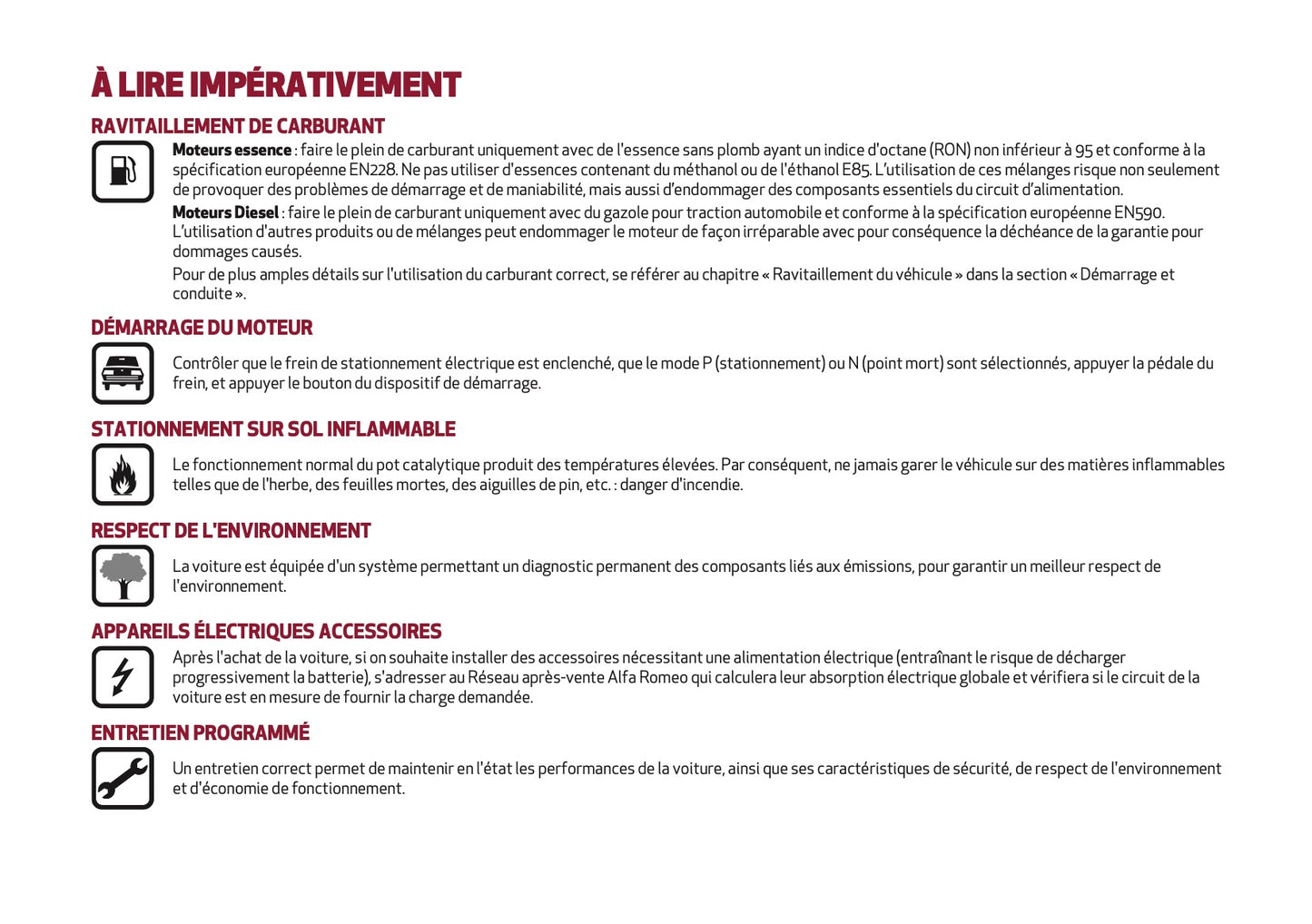 2023 Alfa Romeo Giulia Manuel du propriétaire | Français