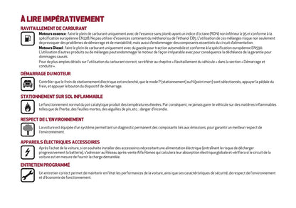 2023 Alfa Romeo Giulia Manuel du propriétaire | Français