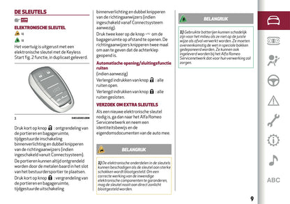 2018 Alfa Romeo Giulia Owner's Manual | Dutch