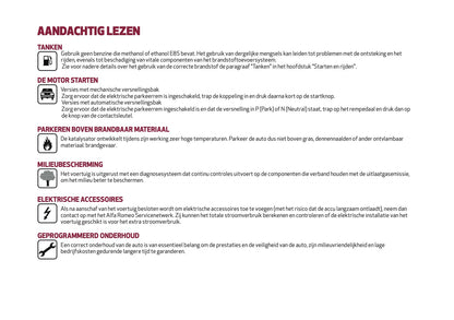 2018 Alfa Romeo Giulia Owner's Manual | Dutch