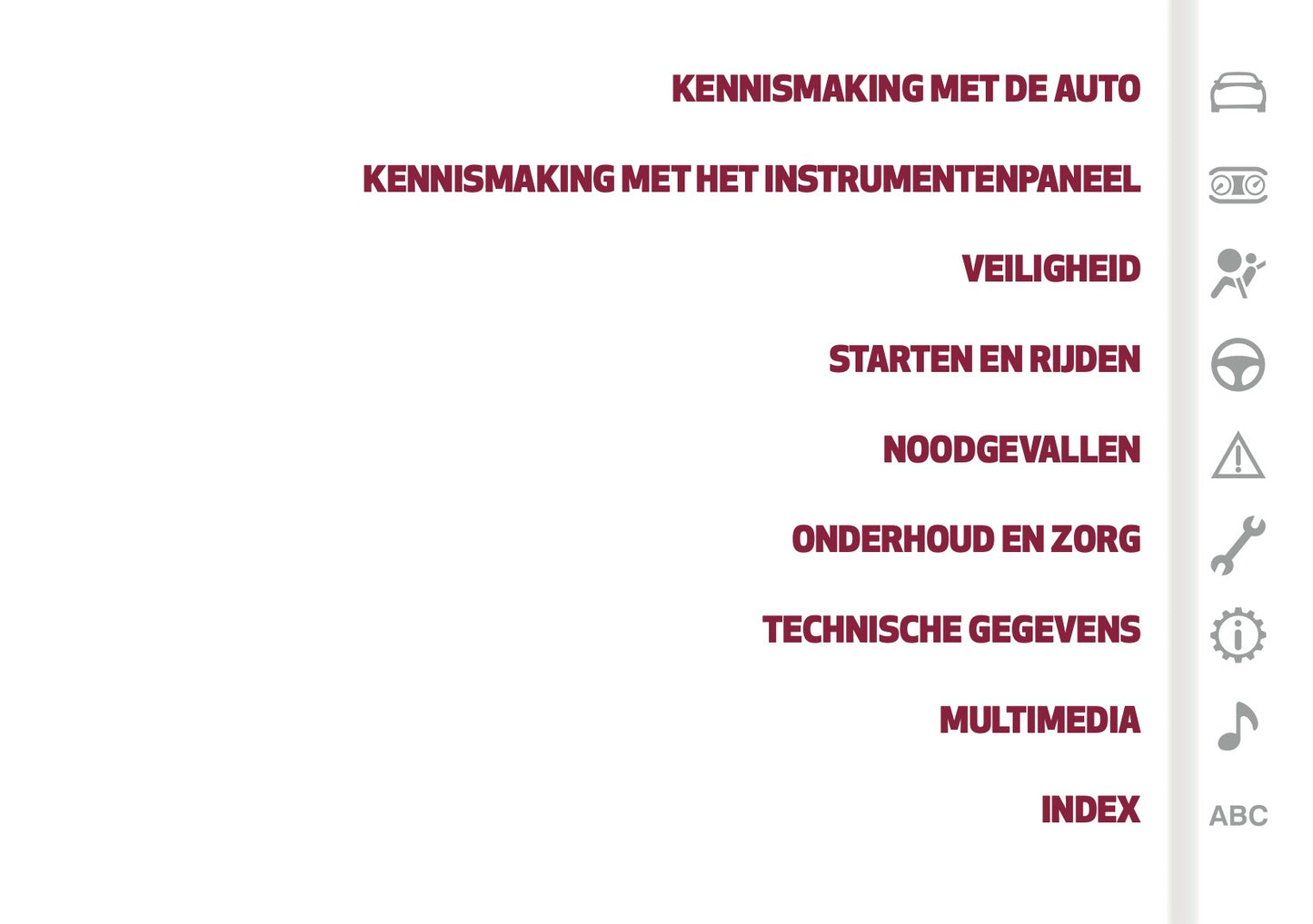 2018 Alfa Romeo Giulia Owner's Manual | Dutch