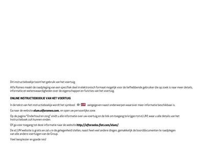 2020-2021 Alfa Romeo Giulia Owner's Manual | Dutch