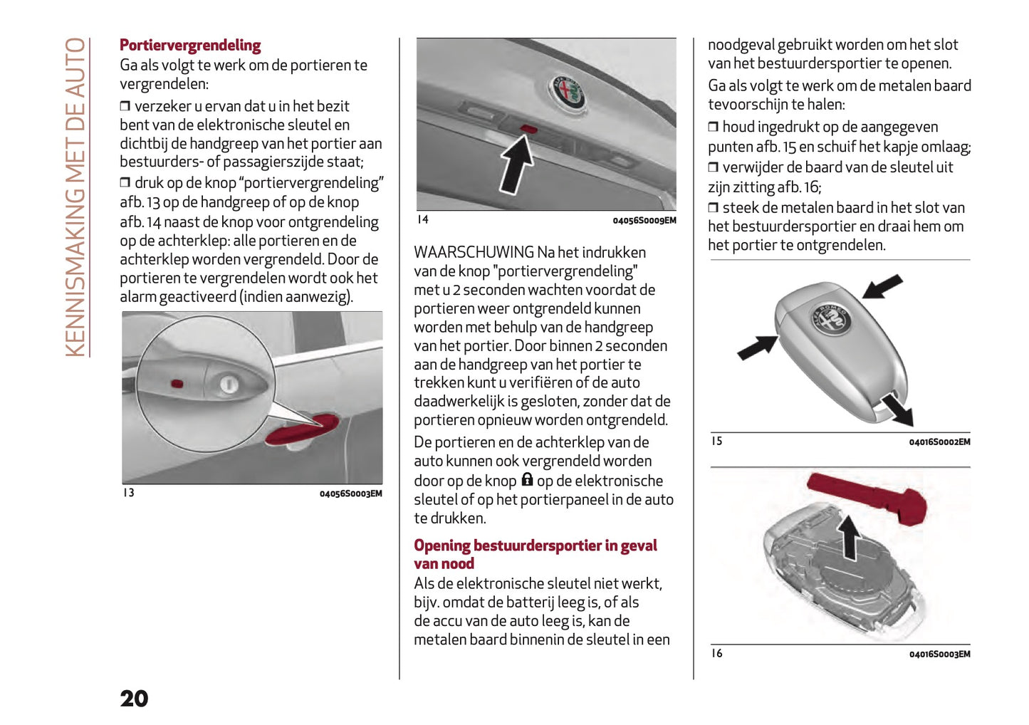 2021-2022 Alfa Romeo Giulia Owner's Manual | Dutch