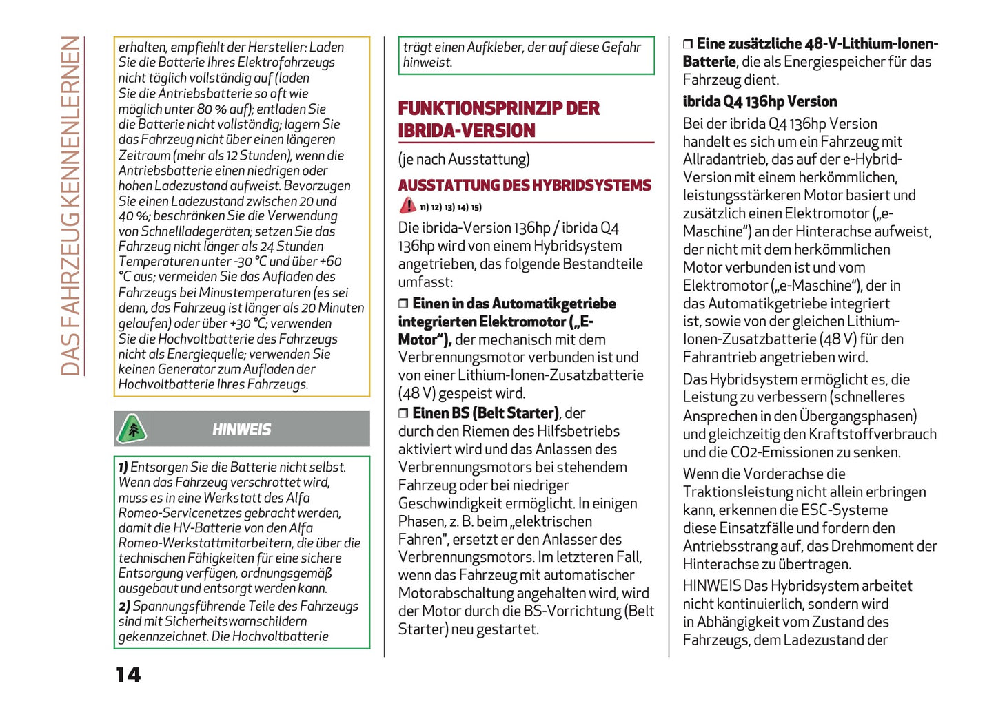 2025 Alfa Romeo Junior Owner's Manual | German