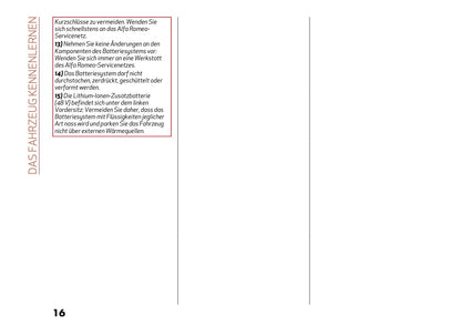 2026 Alfa Romeo Junior Owner's Manual | German