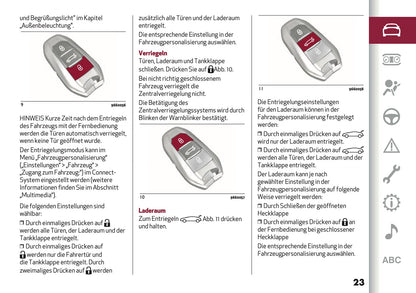 2026 Alfa Romeo Junior Owner's Manual | German