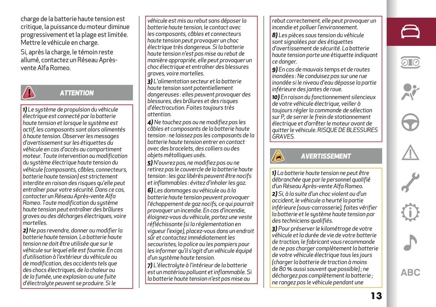 2025 Alfa Romeo Junior Manuel du propriétaire | Français