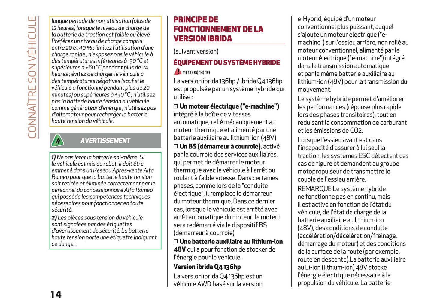 2025 Alfa Romeo Junior Manuel du propriétaire | Français