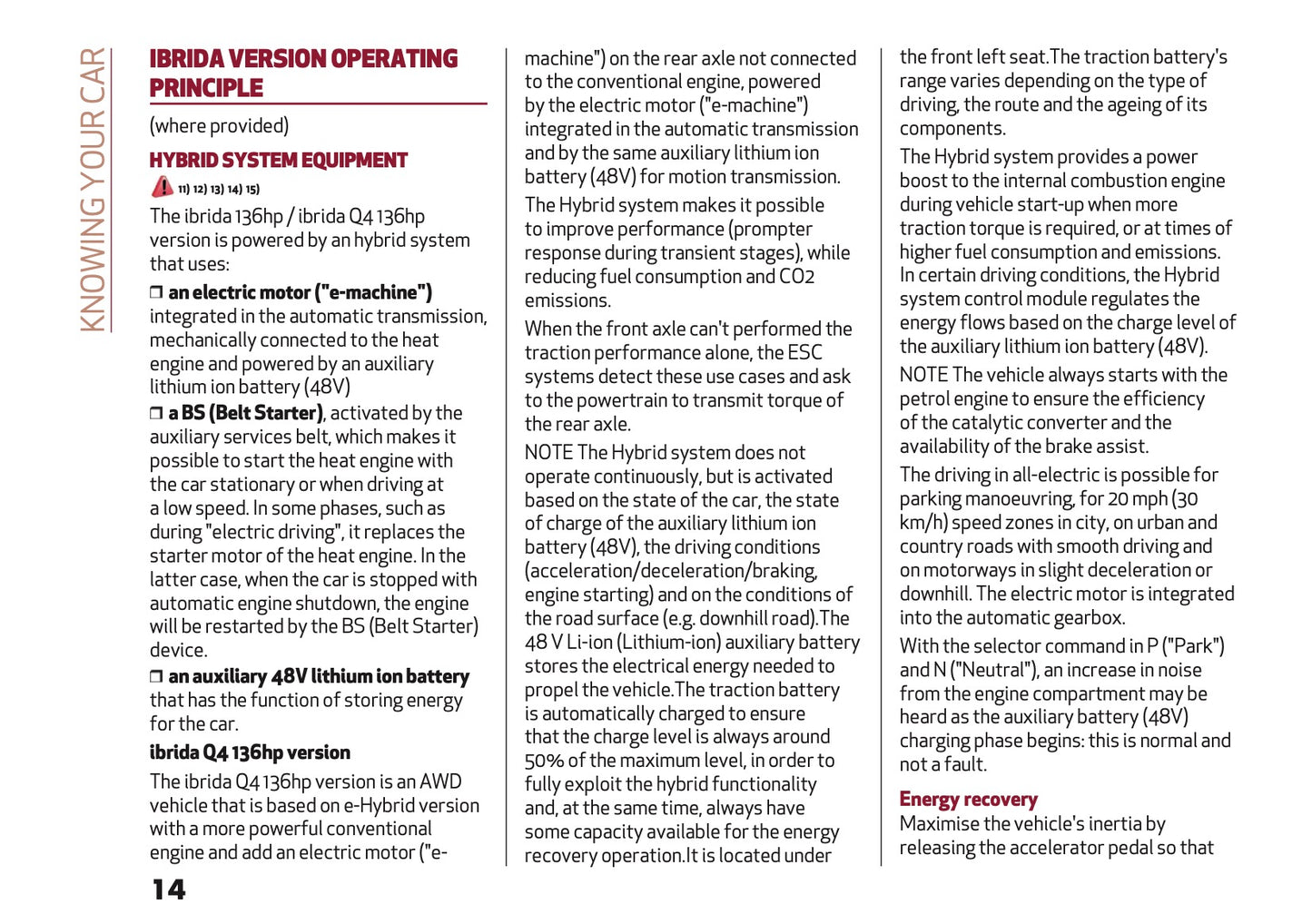 2025 Alfa Romeo Junior Owner's Manual | English