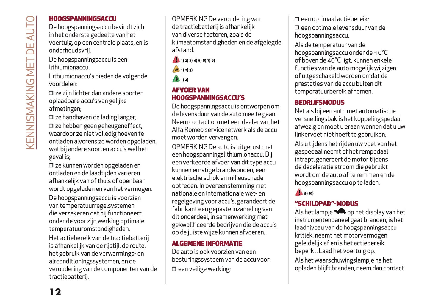 2025 Alfa Romeo Junior Owner's Manual | Dutch