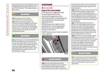 2025 Alfa Romeo Junior Owner's Manual | Dutch
