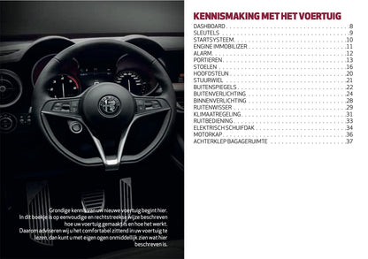 2018 Alfa Romeo Stelvio Owner's Manual | Dutch
