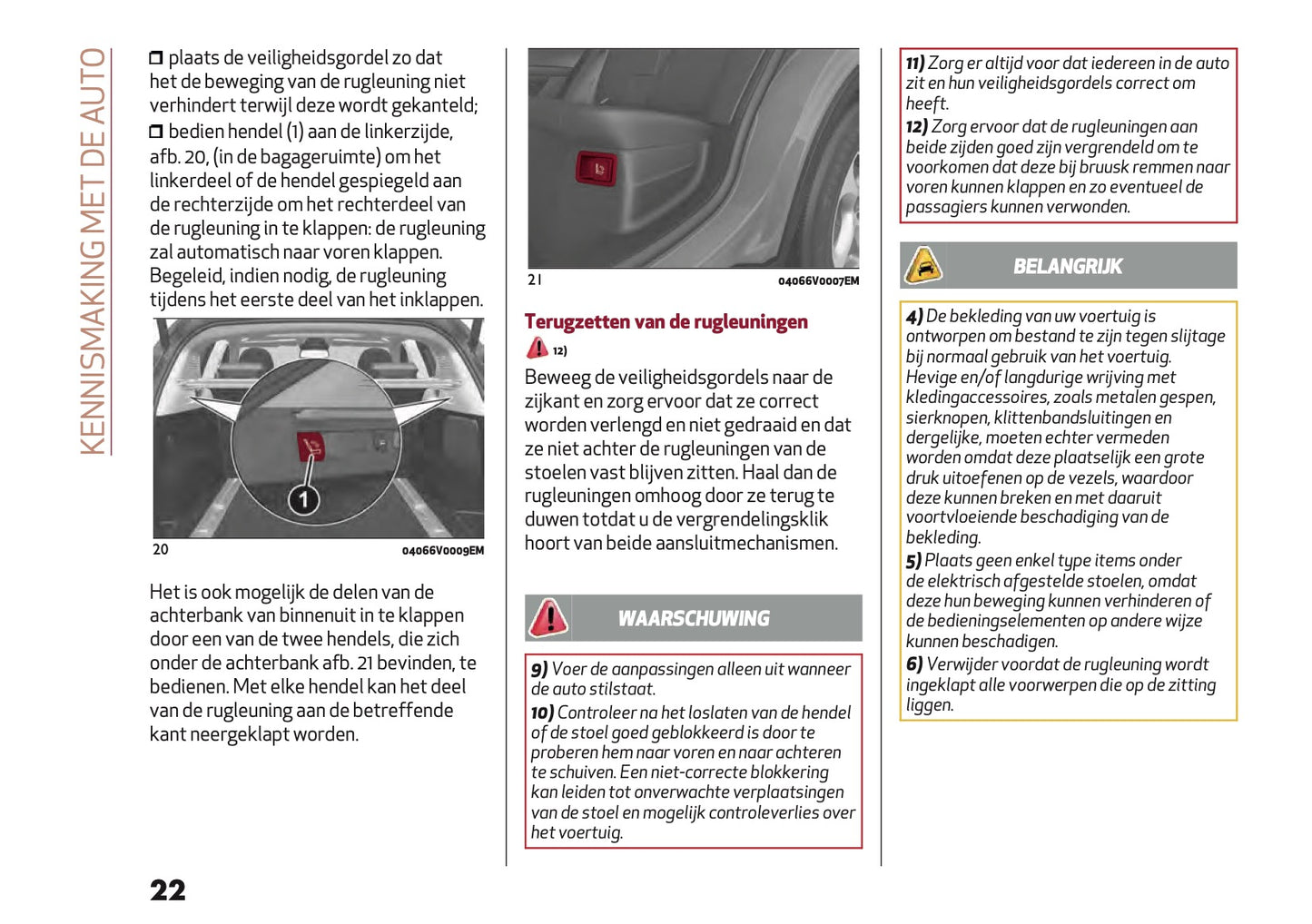 2020 Alfa Romeo Stelvio Owner's Manual | Dutch
