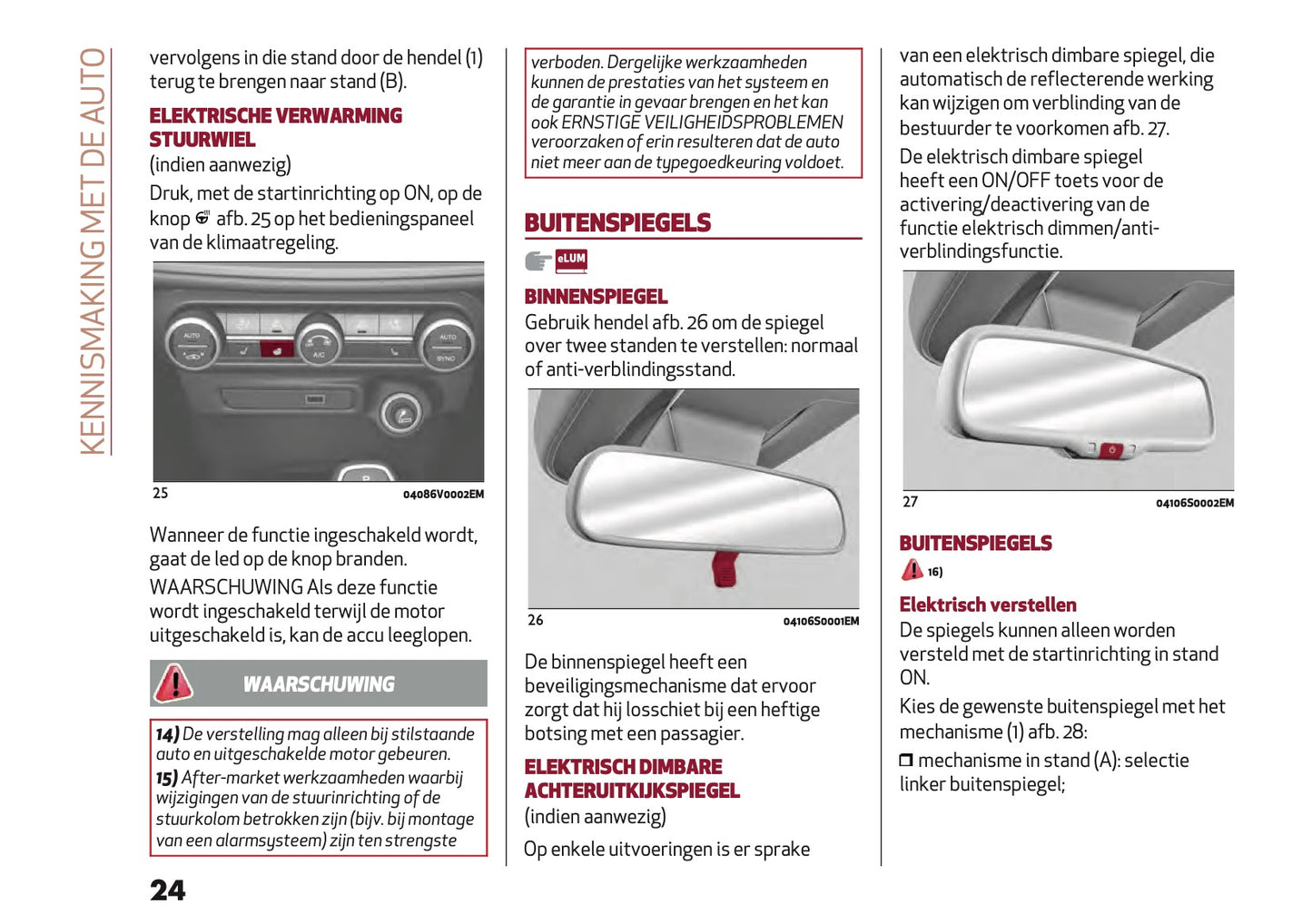 2020 Alfa Romeo Stelvio Owner's Manual | Dutch