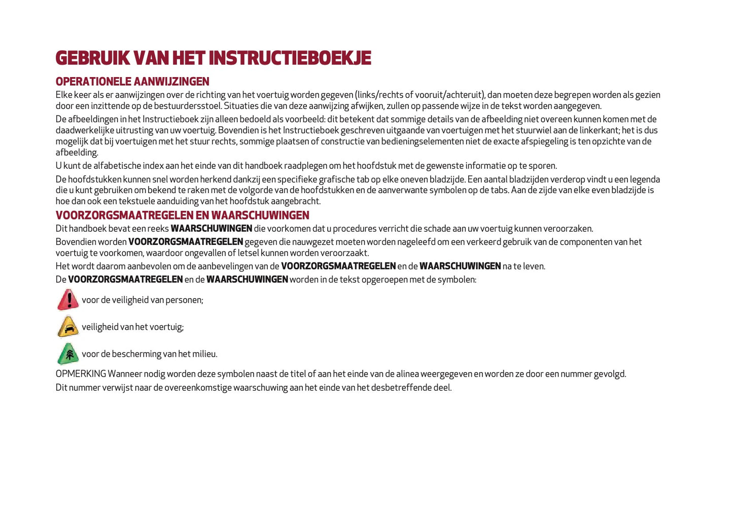 2020 Alfa Romeo Stelvio Owner's Manual | Dutch