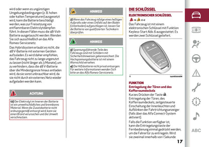 2024-2025 Alfa Romeo Tonale Owner's Manual | German