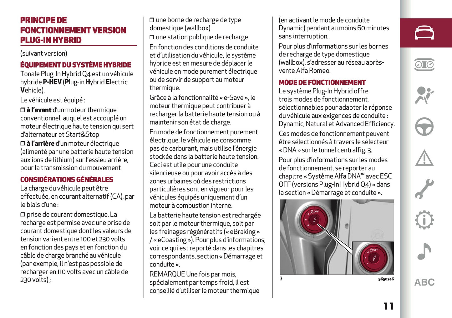 2024-2025 Alfa Romeo Tonale Manuel du propriétaire | Français