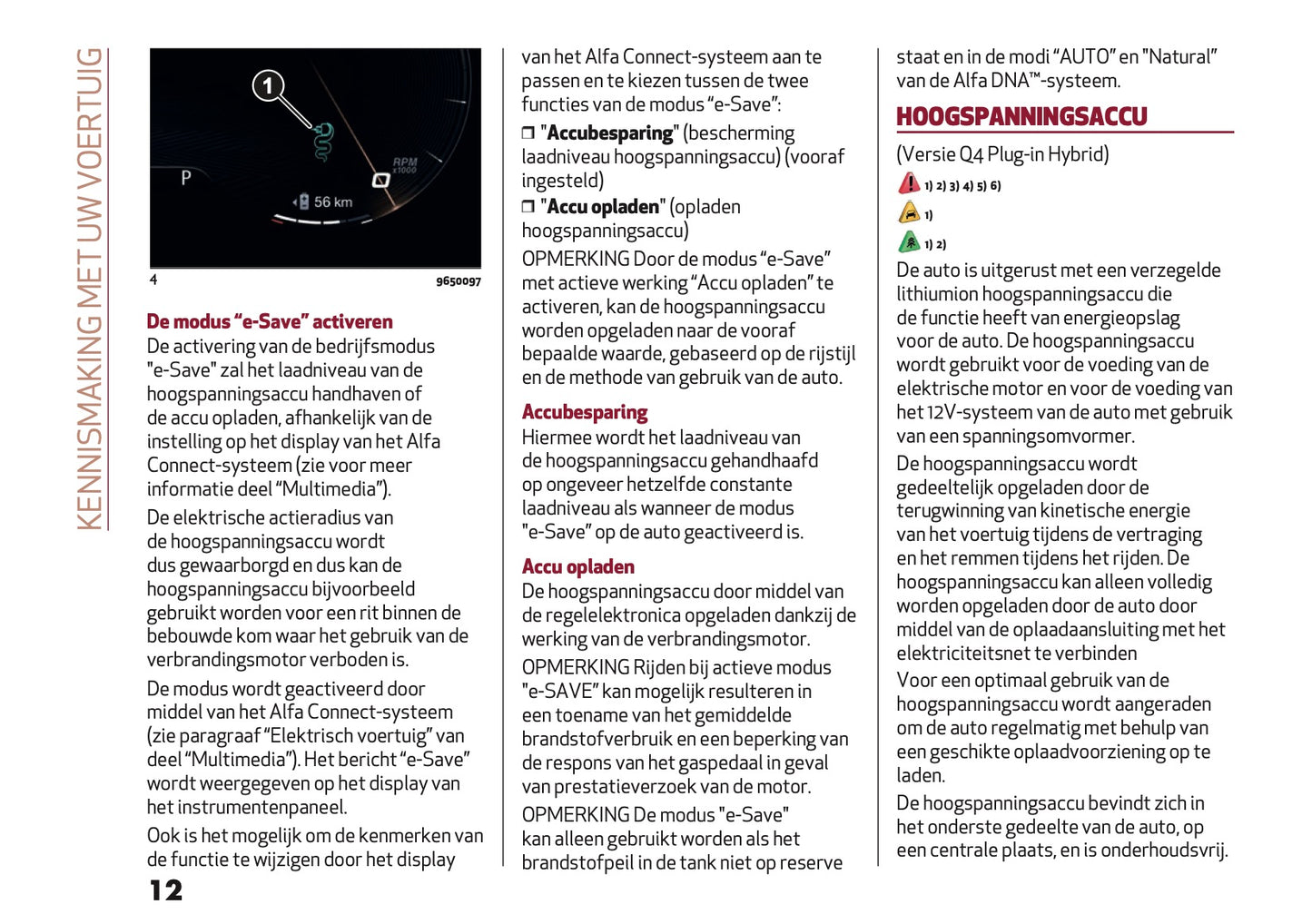 2024-2025 Alfa Romeo Tonale Owner's Manual | Dutch