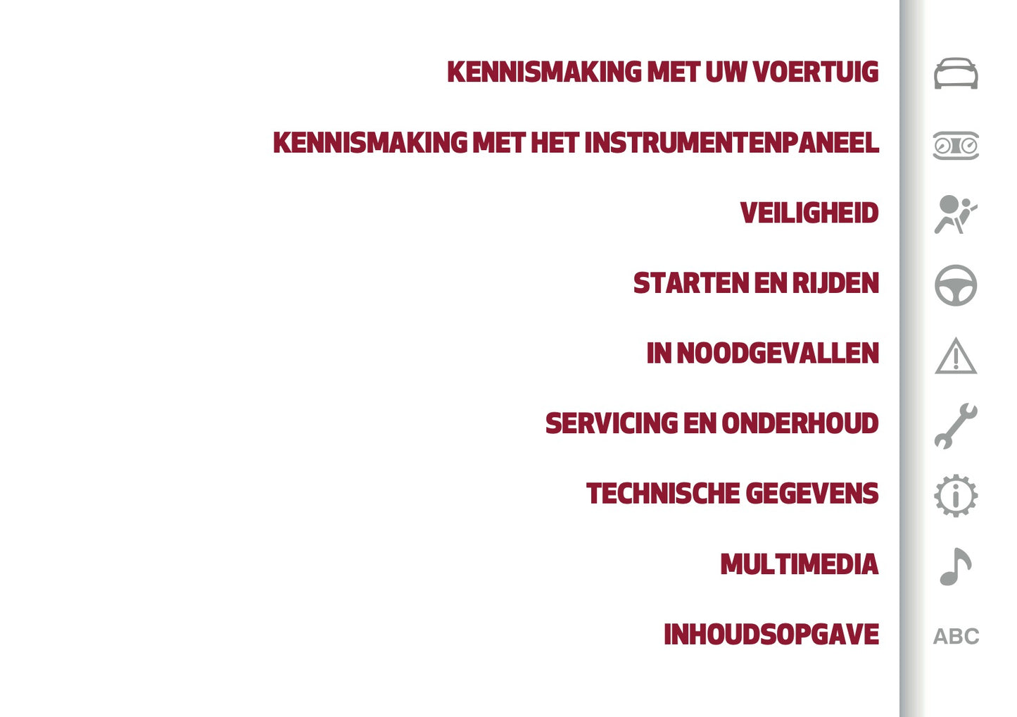 2024-2025 Alfa Romeo Tonale Owner's Manual | Dutch