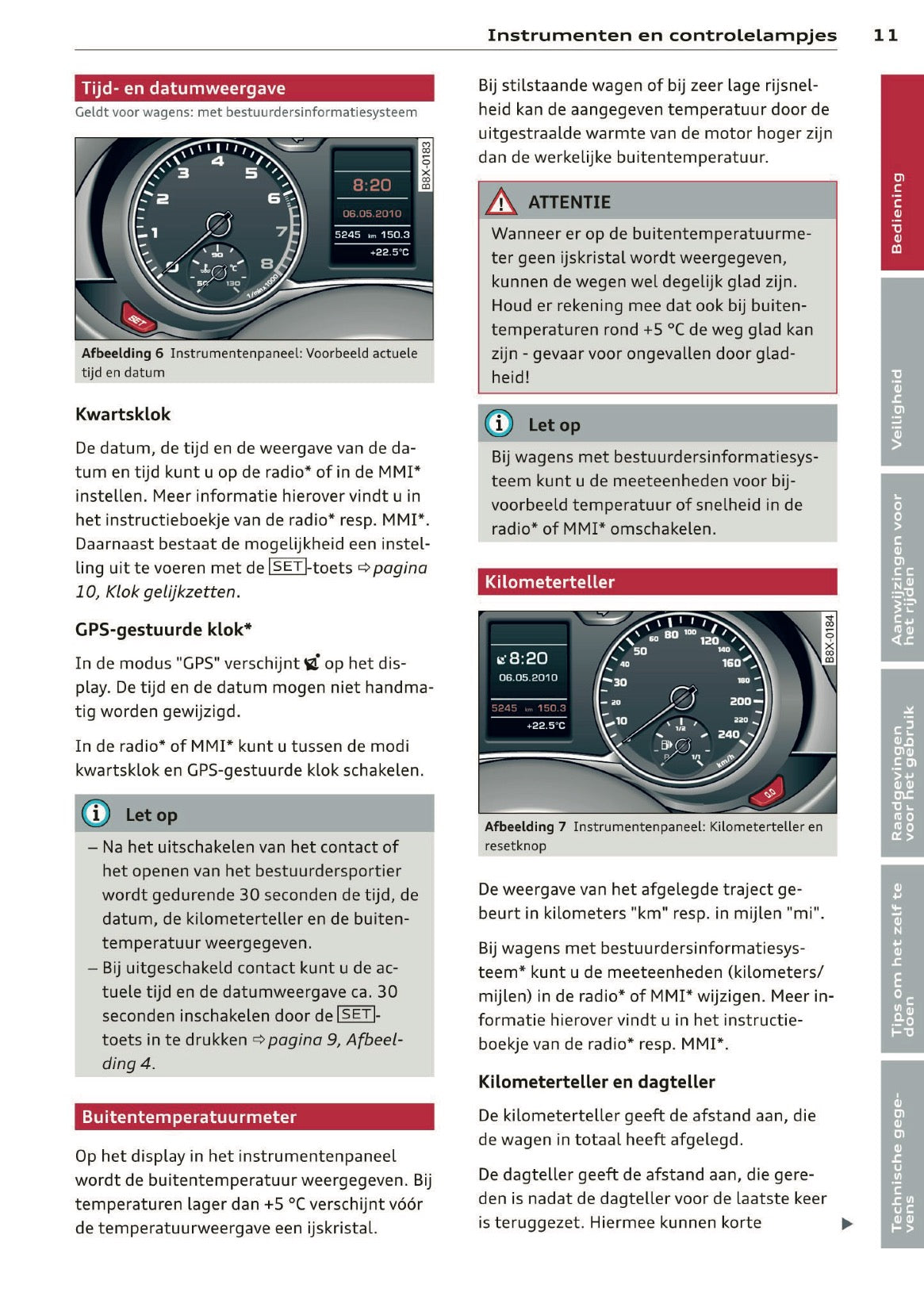 2012 Audi A1 Owner's Manual | Dutch