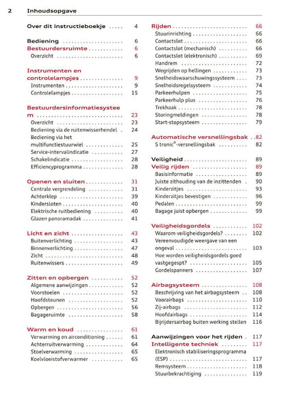 2012 Audi A1 Owner's Manual | Dutch