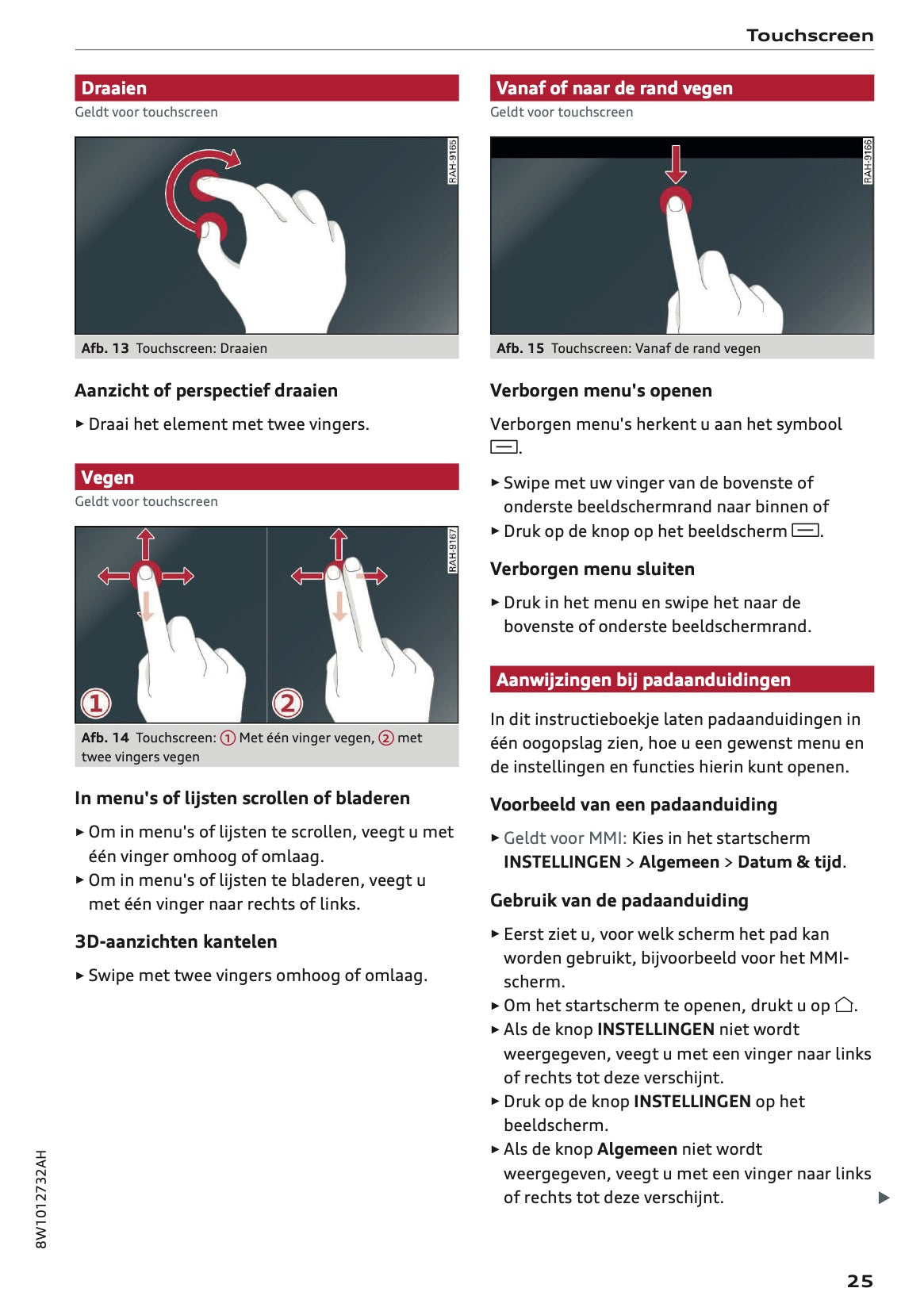2021-2022 Audi A4 Owner's Manual | Dutch