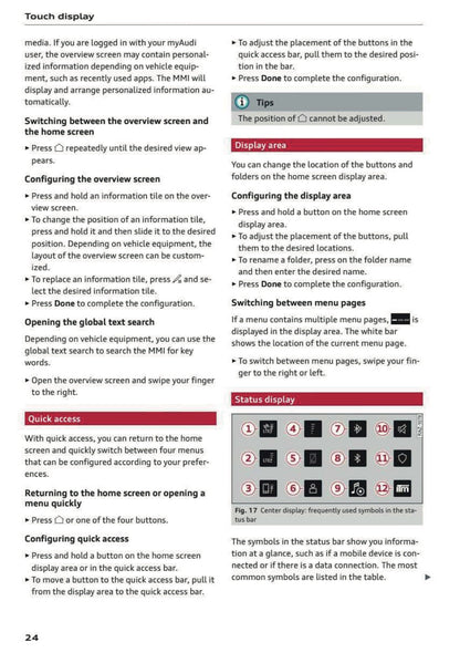 2024 Audi A4 Owner's Manual | English US