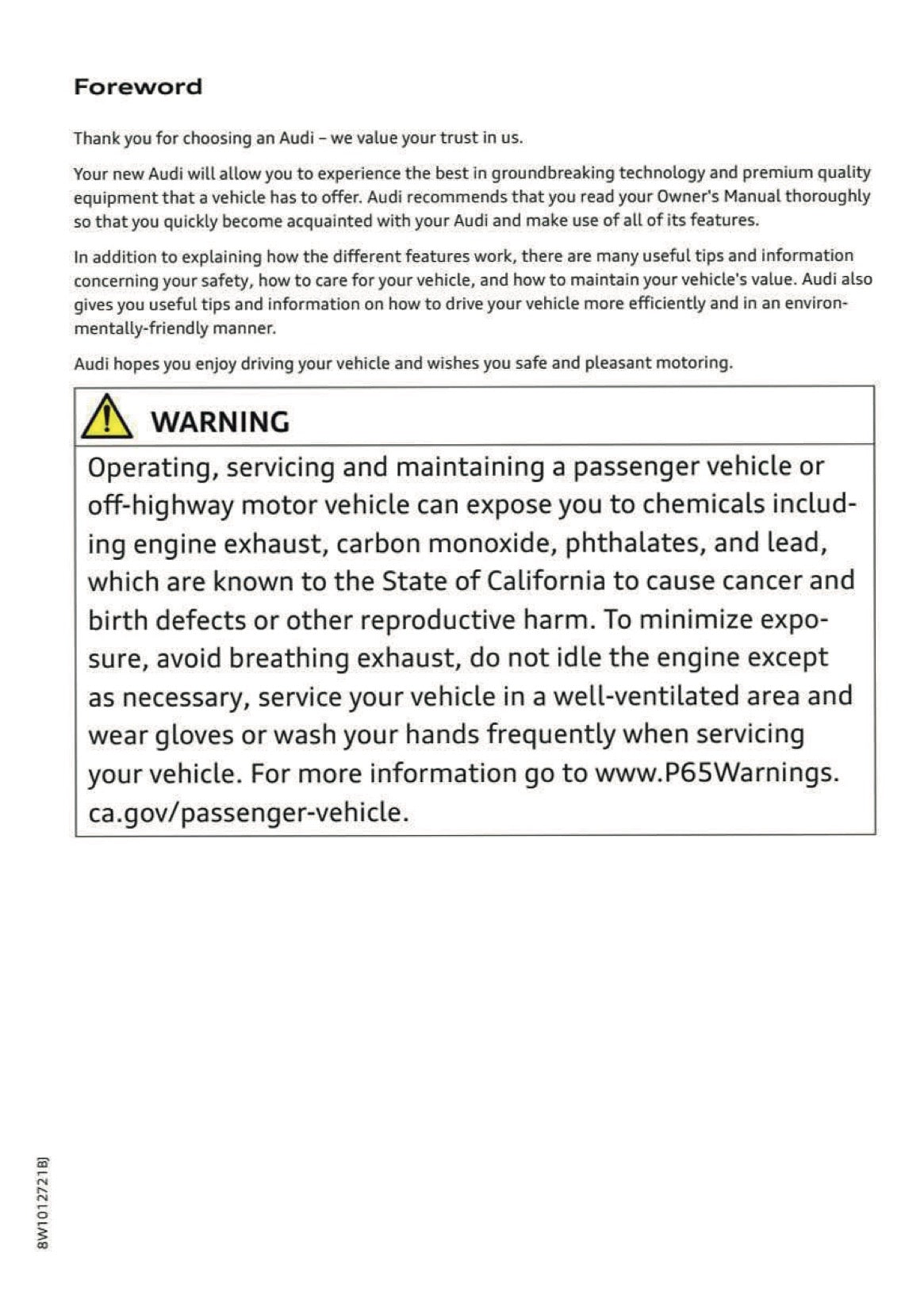 2024 Audi A4 Owner's Manual | English US