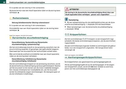 2008 Audi A5 Cabriolet Owner's Manual | Dutch