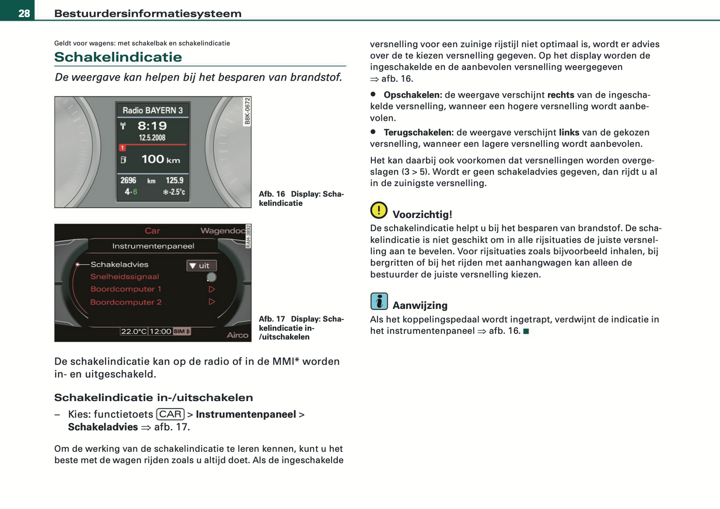 2008 Audi A5 Cabriolet Owner's Manual | Dutch