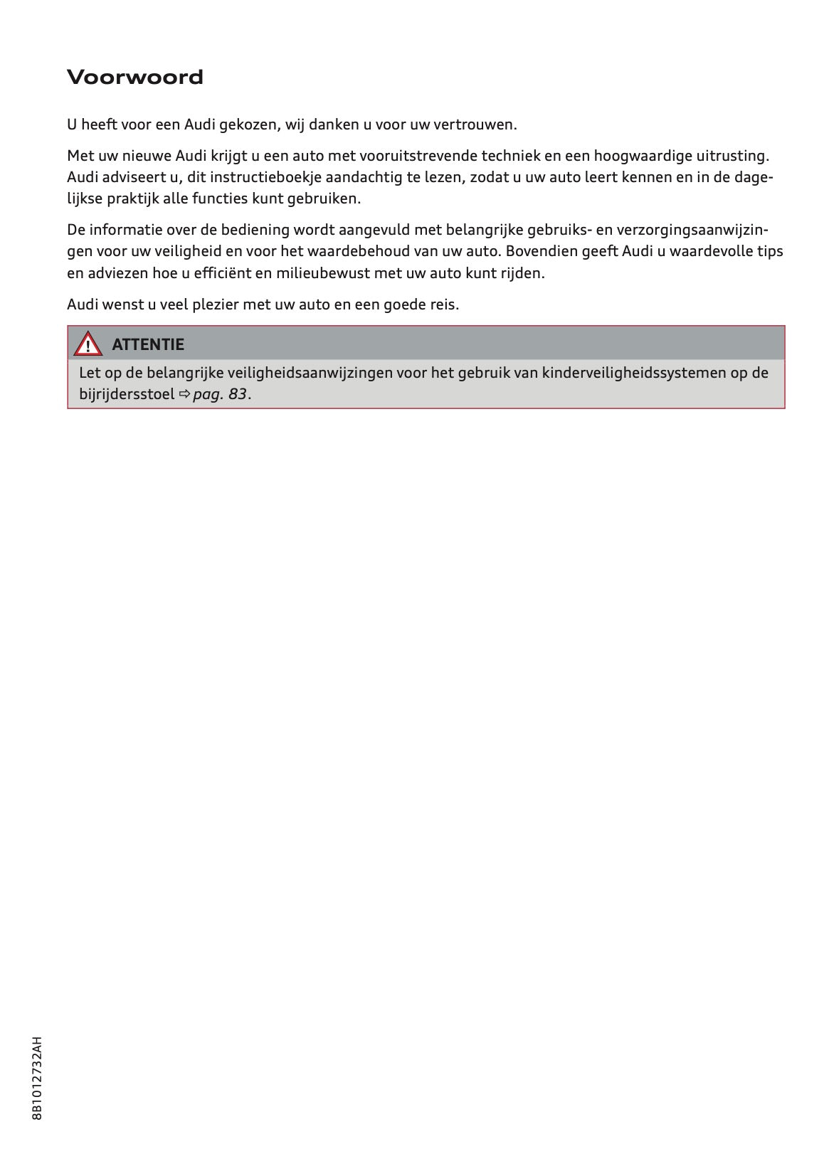2026 Audi A5 Owner's Manual | Dutch