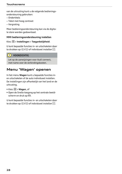 2026 Audi A5 Owner's Manual | Dutch