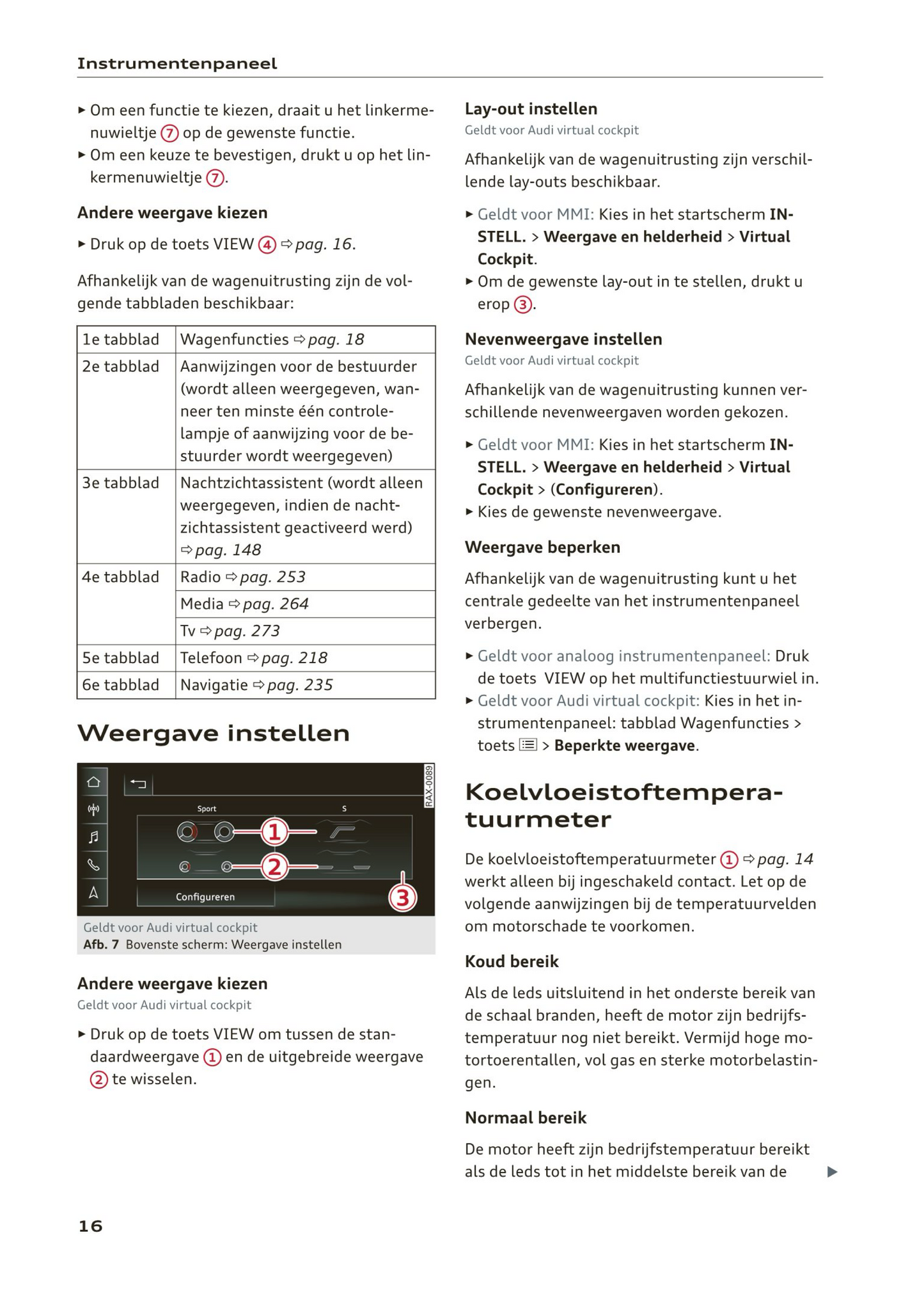 2019 Audi A6/A6 Avant Owner's Manual | Dutch