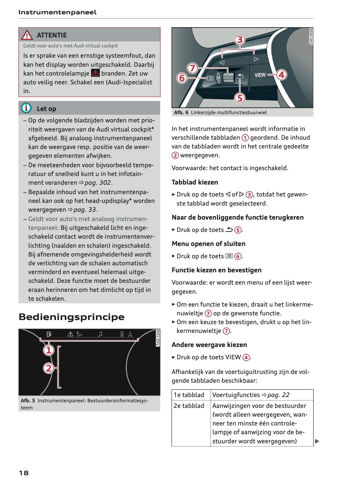 2022-2023 Audi A6 Owner's Manual | Dutch