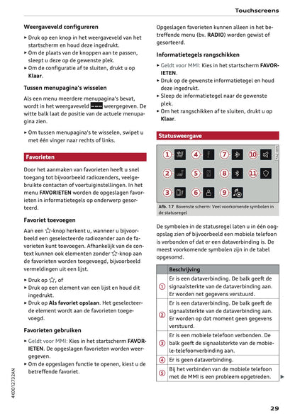 2022-2023 Audi A6 Owner's Manual | Dutch