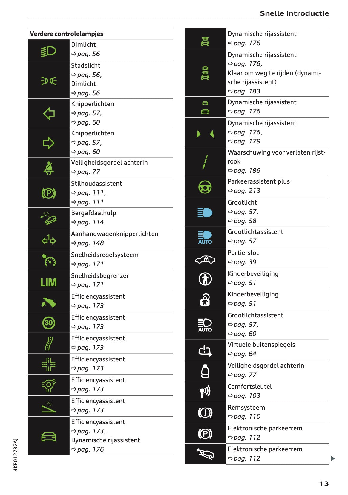 2021-2022 Audi e-tron Owner's Manual | Dutch