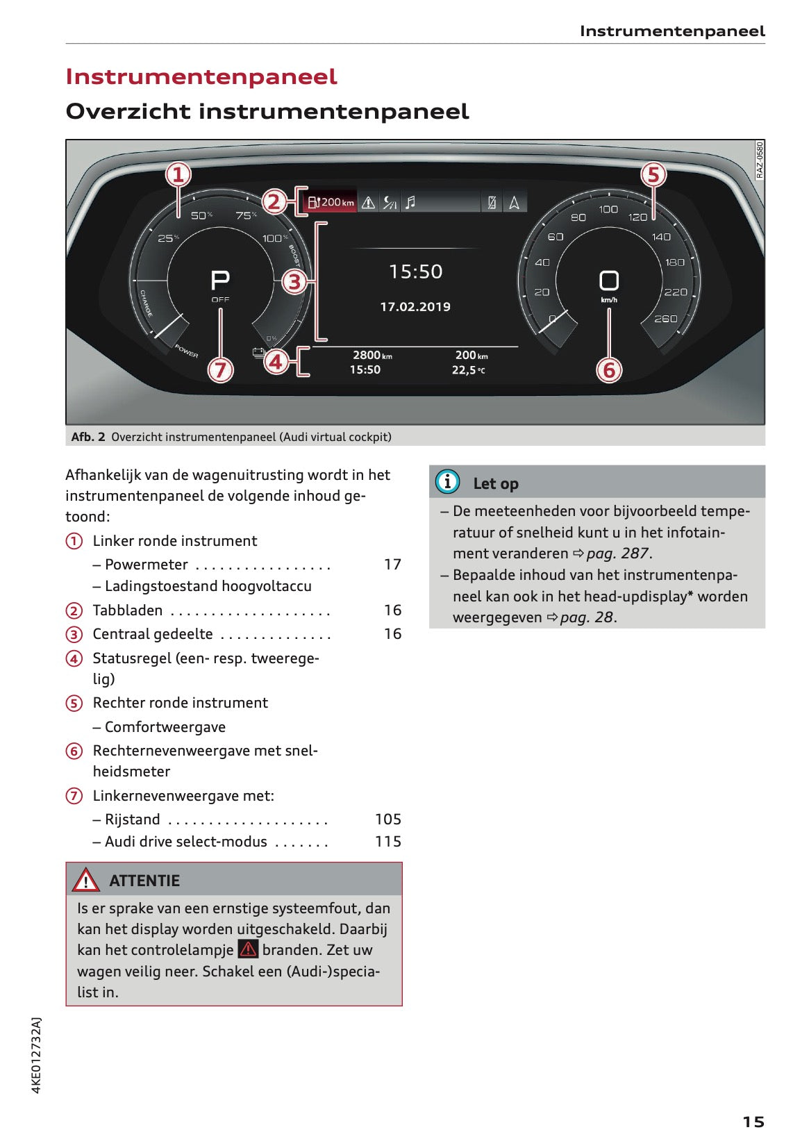 2021-2022 Audi e-tron Owner's Manual | Dutch