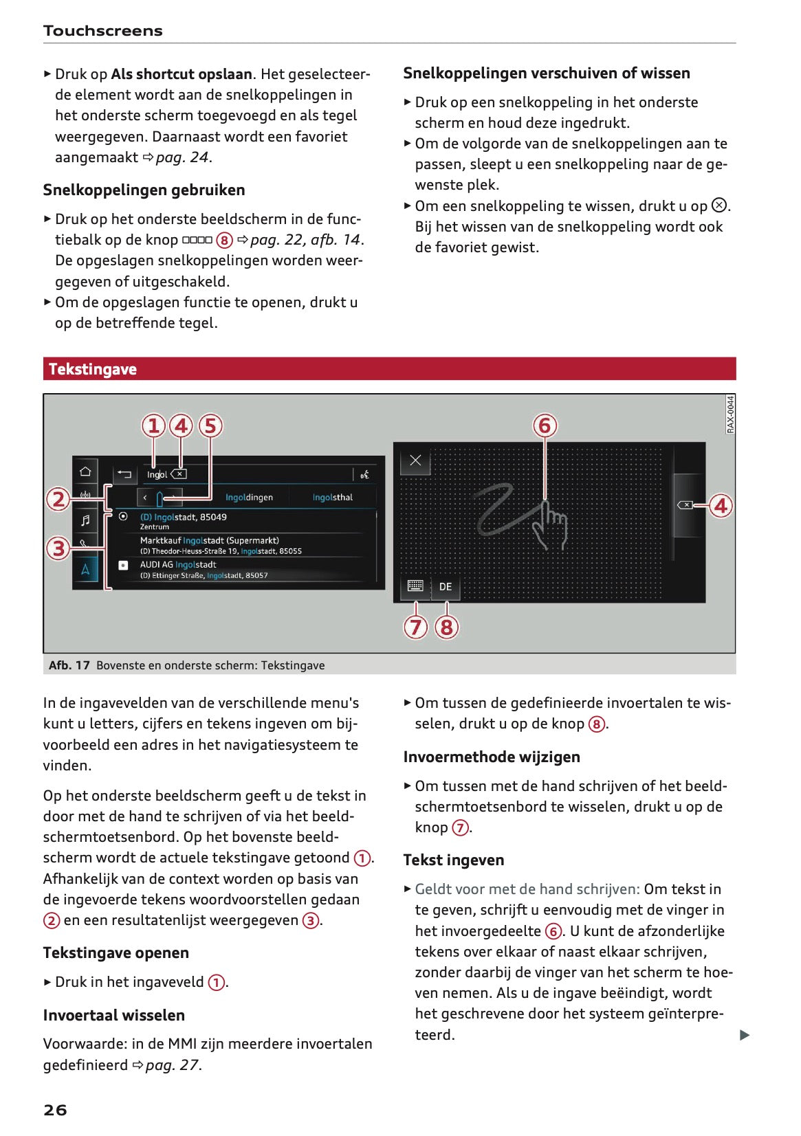 2021-2022 Audi e-tron Owner's Manual | Dutch