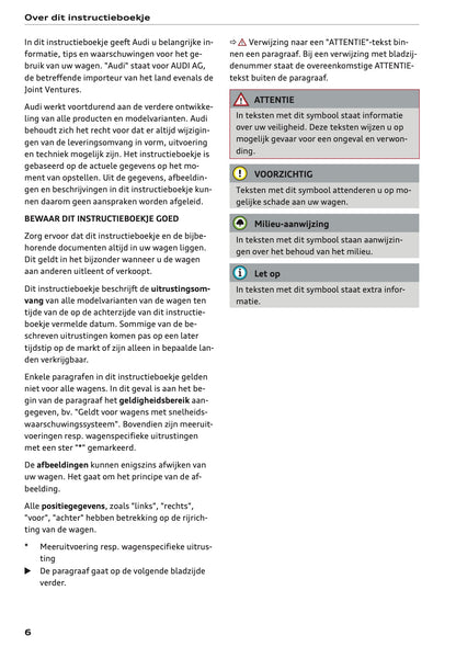 2021-2022 Audi e-tron Owner's Manual | Dutch