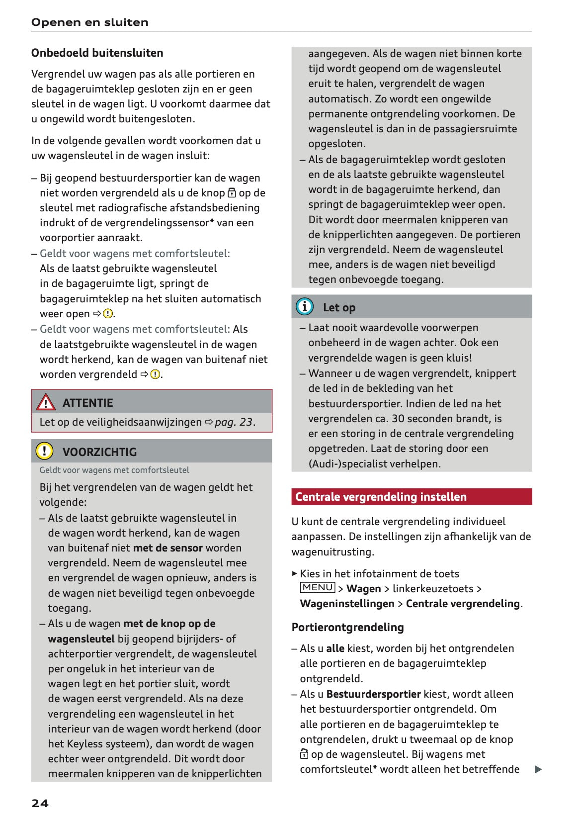 2022 Audi Q2 Owner's Manual | Dutch