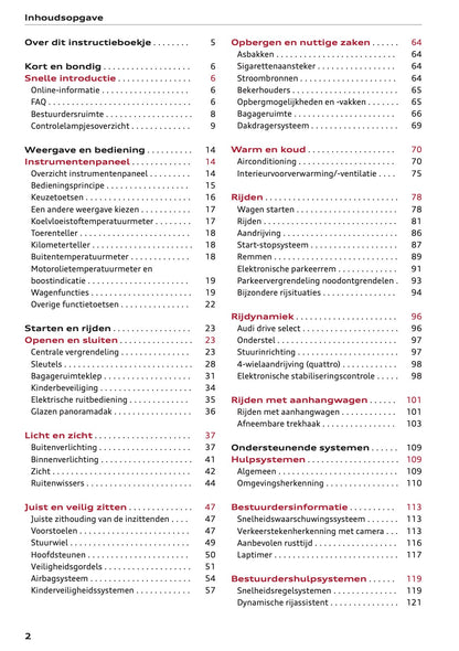 2022 Audi Q2 Owner's Manual | Dutch