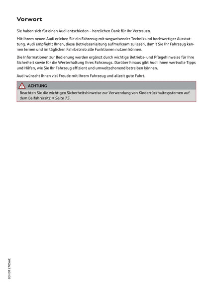 2026 Audi Q3 Owner's Manual | German