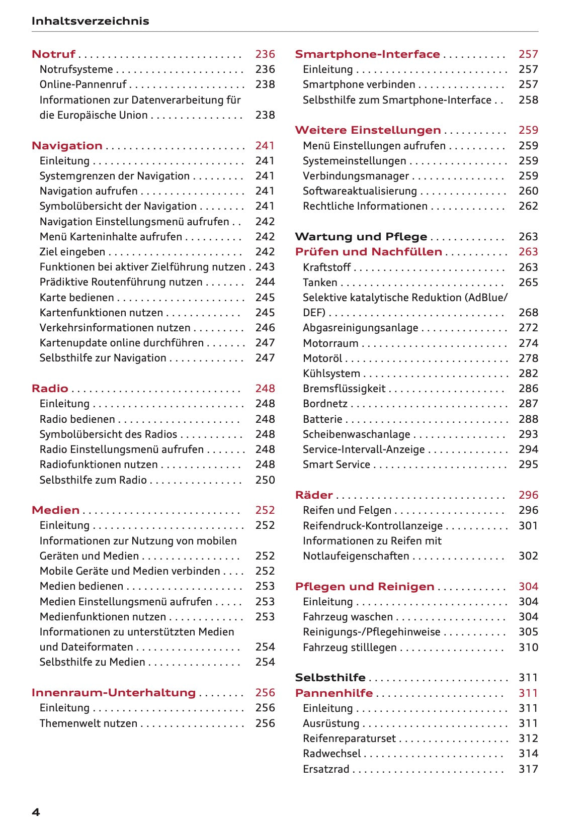 2026 Audi Q3 Owner's Manual | German