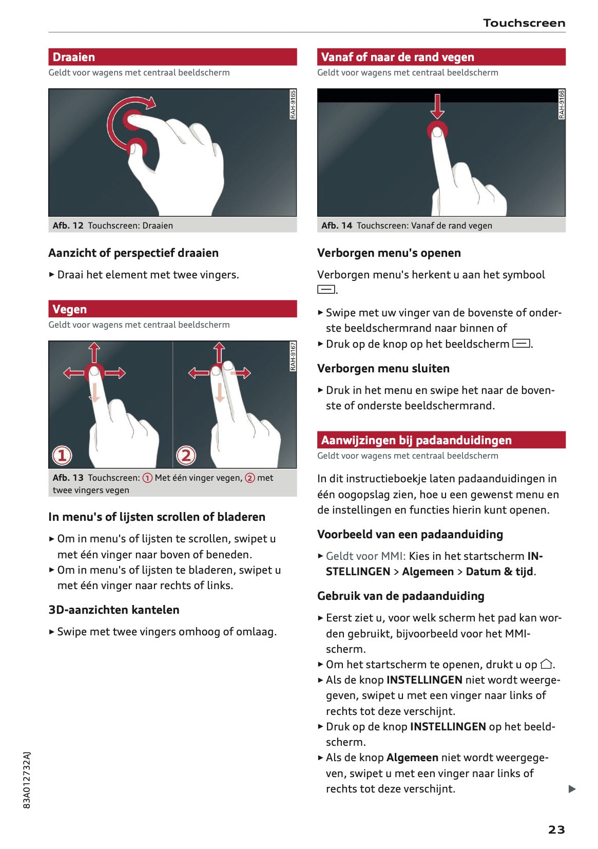 2020-2021 Audi Q3 Owner's Manual | Dutch