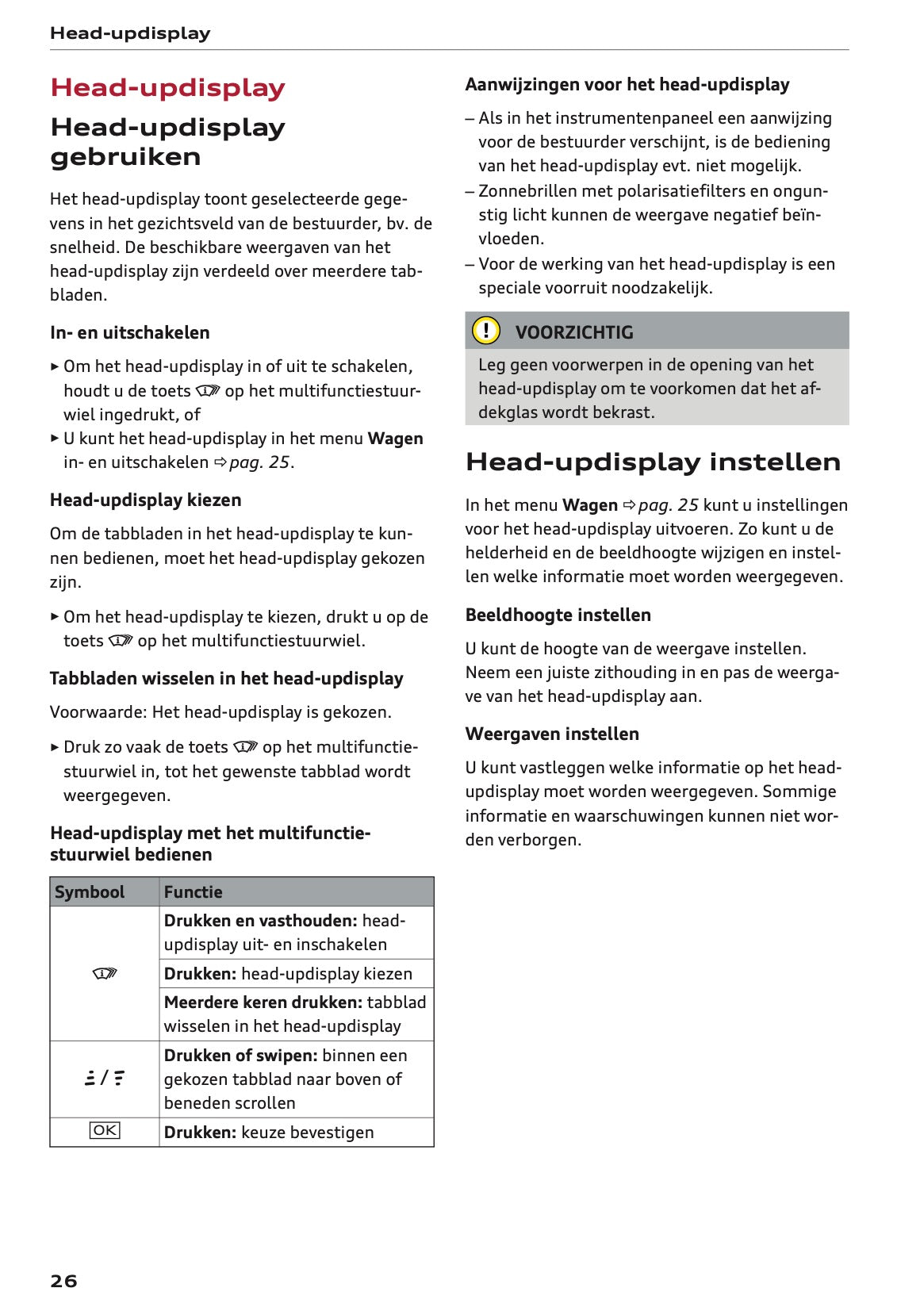 2026 Audi Q3 Owner's Manual | Dutch