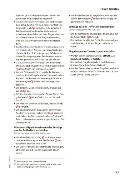 2019-2020 Audi Q3/RS Q3 Owner's Manual | German