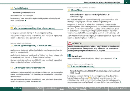 2009 Audi Q5 Owner's Manual | Dutch