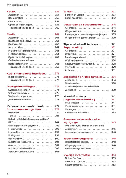 2022 Audi Q5 Owner's Manual | Dutch